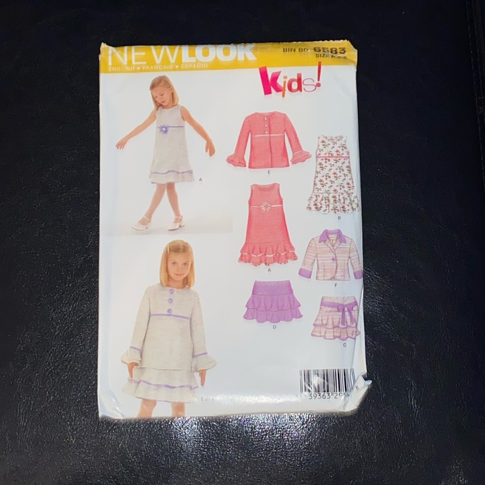 3/ 20 New Look 6483 sewing pattern uncut